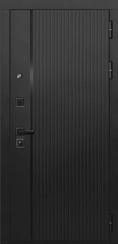 Входная дверь ДвериПРО Л-45 ПВХ 10мм Астрод веллуто гриджио DPRO228243 внешняя сторона